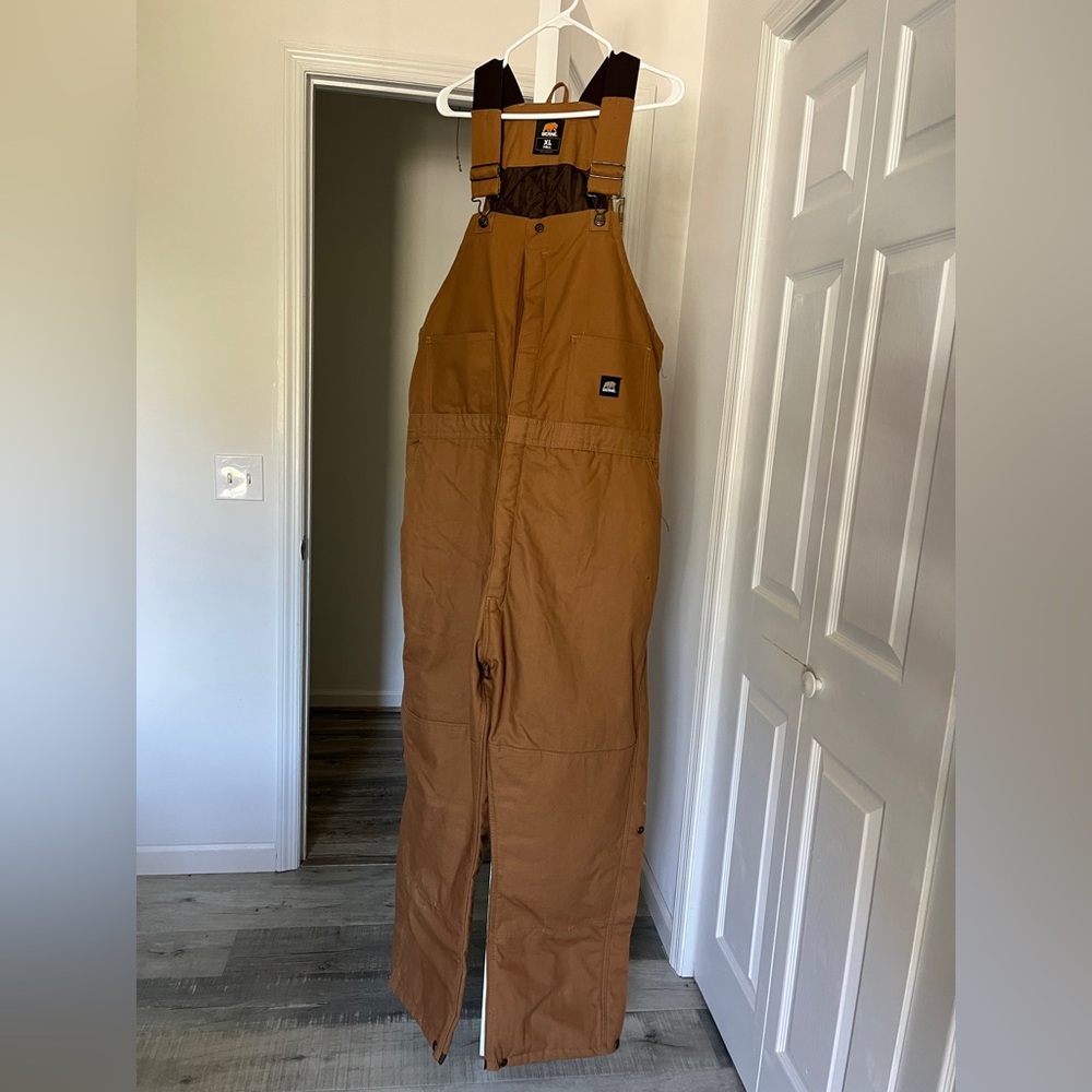 Men's Brown Work Overalls